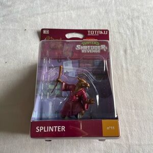 Totaku Splinter Action Figure - Red Sealed